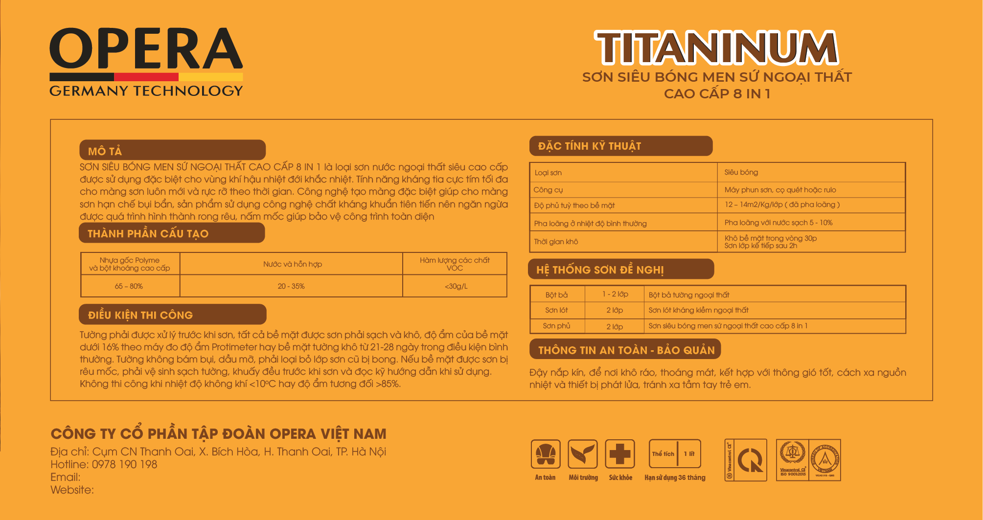 Sơn Opera-86 Titanium